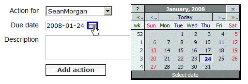 Adding an Action