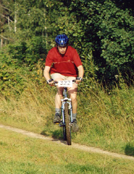 Me during MTB marathon... What a fun!