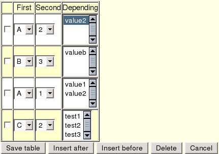 Picture of an edit session