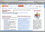 For power users: 400+ extensions on TWiki.org