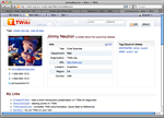 User profile page