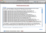 Sample TWiki app: Thumbnails with parameterized variables (these screenshots here)